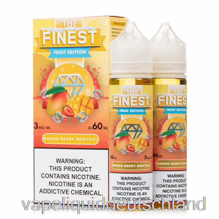 Mangobeer-Menthol – Die Feinste Fruchtedition – 120 Ml 3 Mg Vape Deutschland